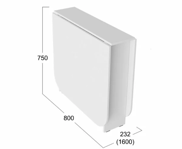Стол-книжка Т1 белый Стол-книжка Т1 белый