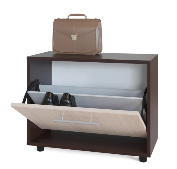 Тумба для обуви ТП-1 венге/дуб беленый
