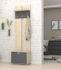Вешалка ВШ-01 Монако-2 дуб сонома/графит