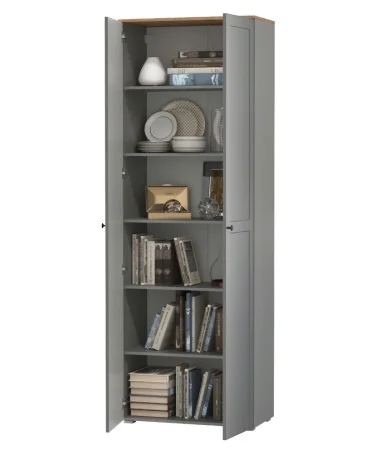 Шкаф Остин 16.307 серый графит/дуб крафт золотой