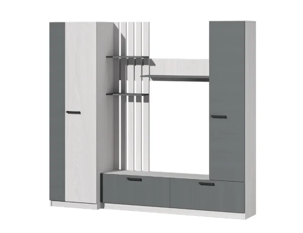 Гостиная Юджи анкор светлый/графит