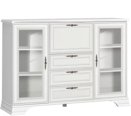 Комод-бар Кентаки KOM2W3S1B белый