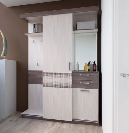 Прихожая 2-3427 Лорейн бодега тёмный/бодега светлый