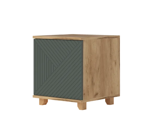 Тумба прикроватная Ньерд 1 створка дуб вотан/можжевельник
