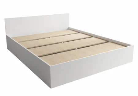 Кровать двуспальная Мори КРМ 1600.1 белый