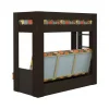Диван-кровать двухъярусная венге
