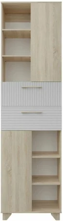 Пенал Копенгаген дуб сонома/белый матовый