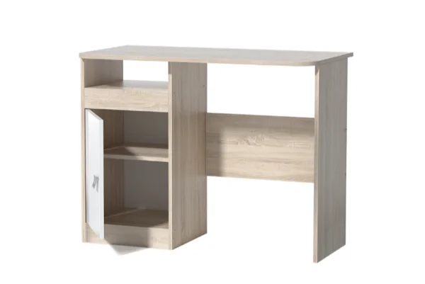 Стол письменный Галактика дуб сонома/белый глянец