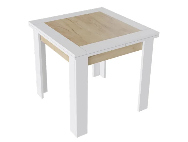 Стол раздвижной Хьюстон тип 3 белый/дуб крафт золотой