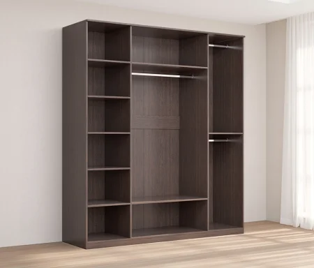 Шкаф 4-створчатый Кэт-4 венге/caiman темный