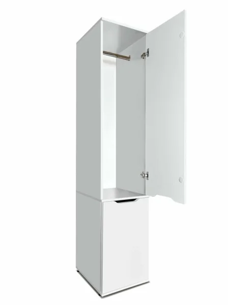 Шкаф пенал со штангой №30 белый Шкаф пенал со штангой №30 белый