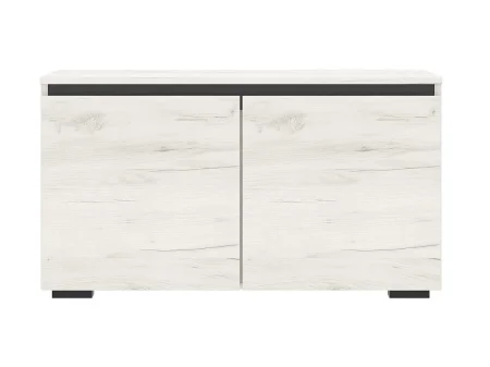 Модульная прихожая Гретта дуб крафт белый/антрацит