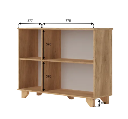 Комод Ньерд 1200 дуб вотан/ива пепельная