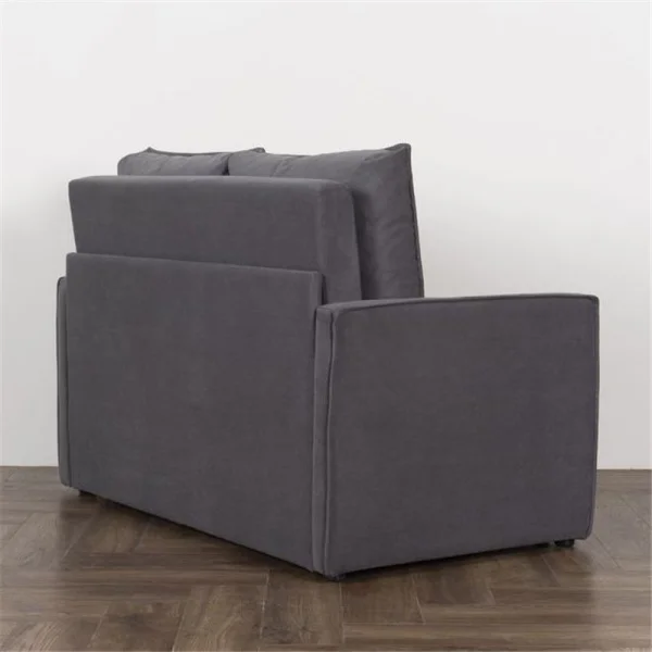 Диван Куба 1200 темно-серый (велюр Confetti №21)