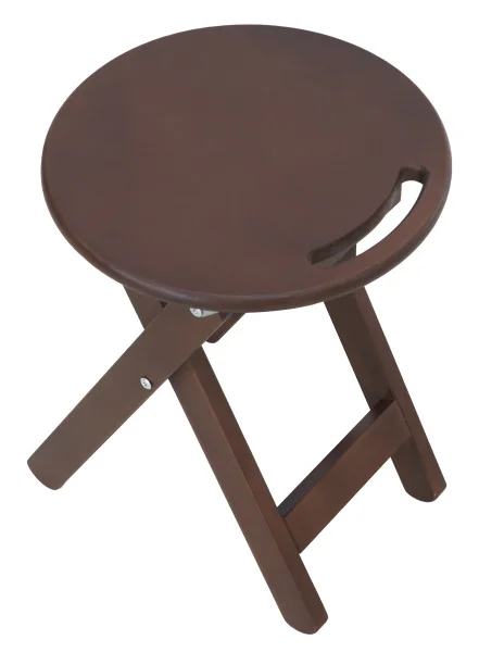 Табурет складной с ручкой орех