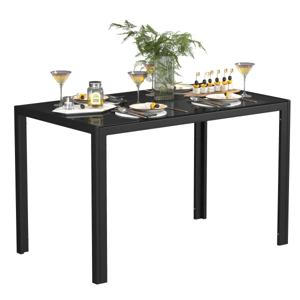 Обеденный стол DT-1481 черный Обеденный стол DT-1481 черный