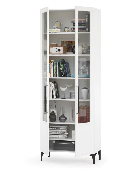 Шкаф Валенсия 13.217 белый шагрень