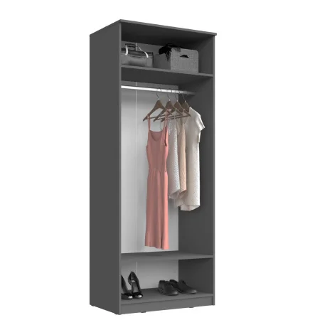 Шкаф 2-х ств платяной Челси графит