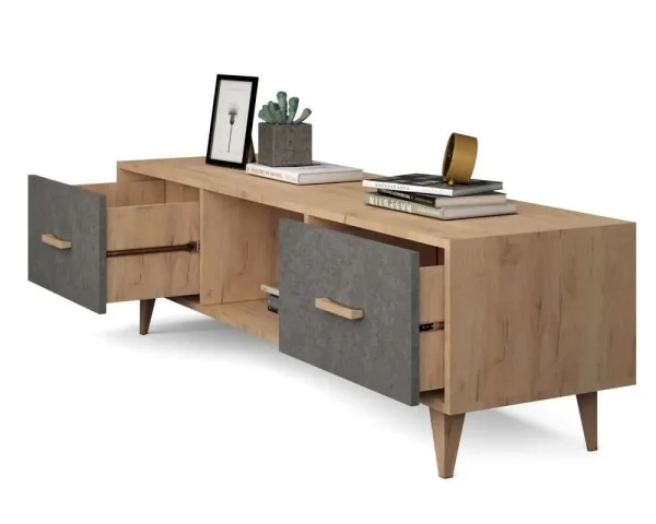 Тумба Эго Т-3 (НГ) дуб крафт золотой/камень темный Тумба Эго Т-3 (НГ) дуб крафт золотой/камень темный