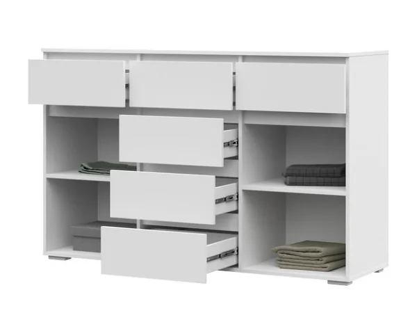 Комод 6 ящиков Хелен КМ-05 белый