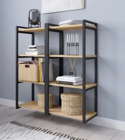 Открытая полка ОПМВ 400 дуб бунратти