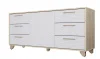 Комод Копенгаген дуб сонома/белый матовый