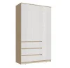 Шкаф Челси 1200 дуб сонома/белый глянец