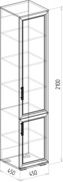 Пенал Корвет Люкс №11 венге