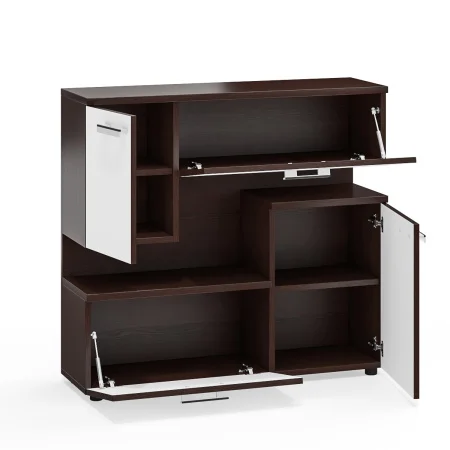 Тумба под ТВ С-1 1000 венге/белый