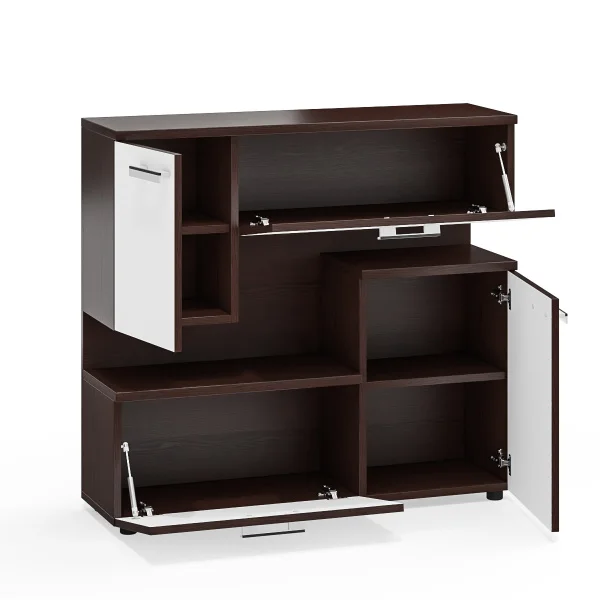 Тумба под ТВ С-1 1000 венге/белый Тумба под ТВ С-1 1000 венге/белый