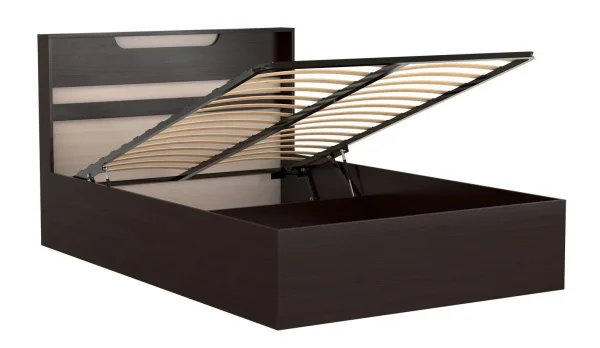 Кровать Юнона-комби с подъемным механизмом венге/дуб молочный