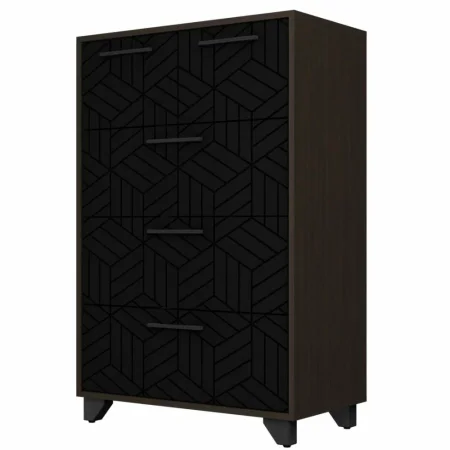 Комод Амстердам венге/черный матовый