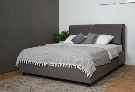 Кровать Венеция 1,6 с подъемным механизмом, графит софт