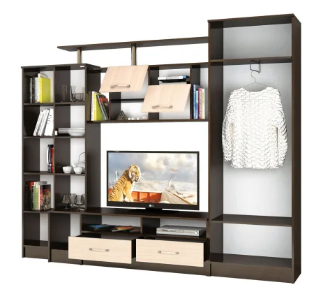 Гостиная Оскар-5 венге/дуб молочный