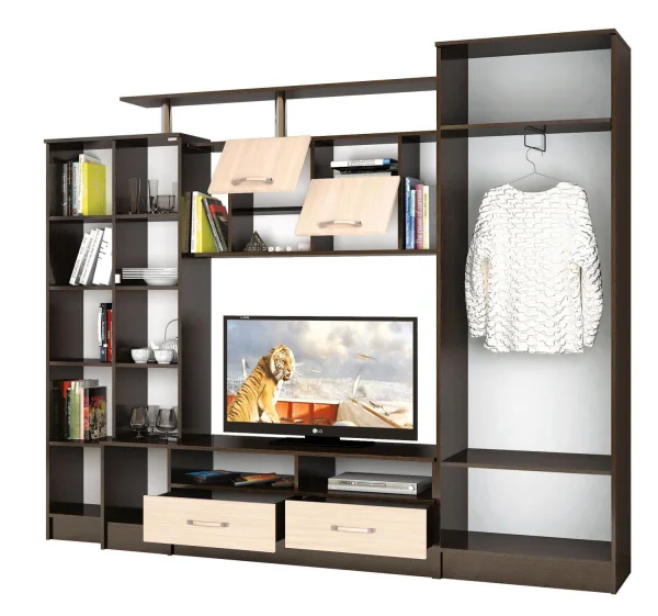 Гостиная Оскар-5 венге/дуб молочный