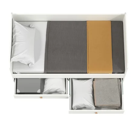 Кровать Джастин 11.55 белый шагрень