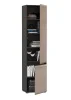 Шкаф Сидней 13.200 антрацит/веллюто капучино