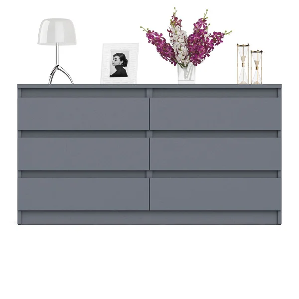 Комод на шесть ящиков МК 1380.6 графит