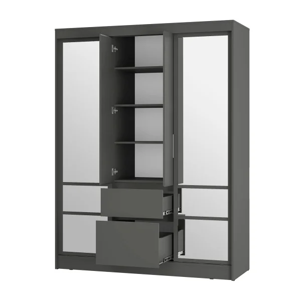Шкаф-купе Симпл ШКК-06 графит