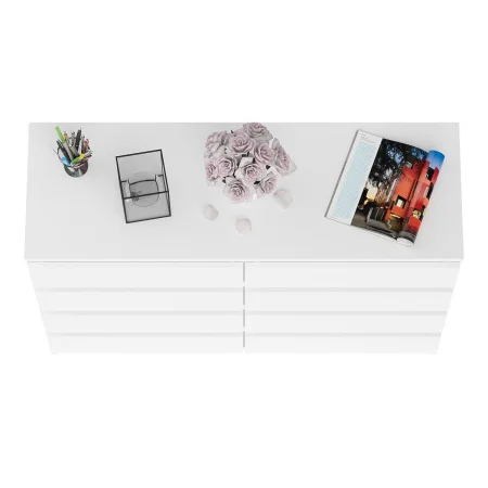 Комод восемь выдвижных ящиков МК 1200.8 белый