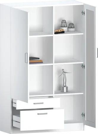 Шкаф 14.10 белый (серия сонома)