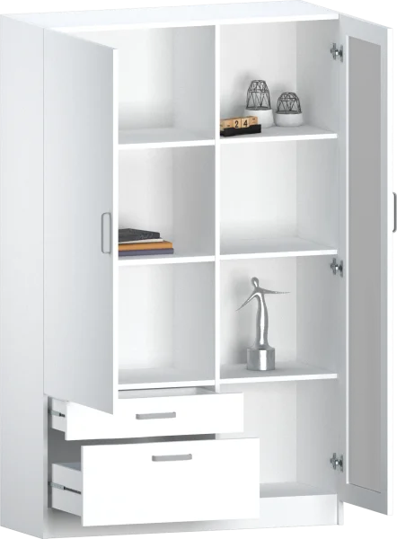 Шкаф 14.10 белый (серия сонома)