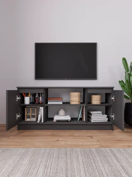 Тумба под телевизор Мори МТВ 1200.1 графит Тумба под телевизор Мори МТВ 1200.1 графит