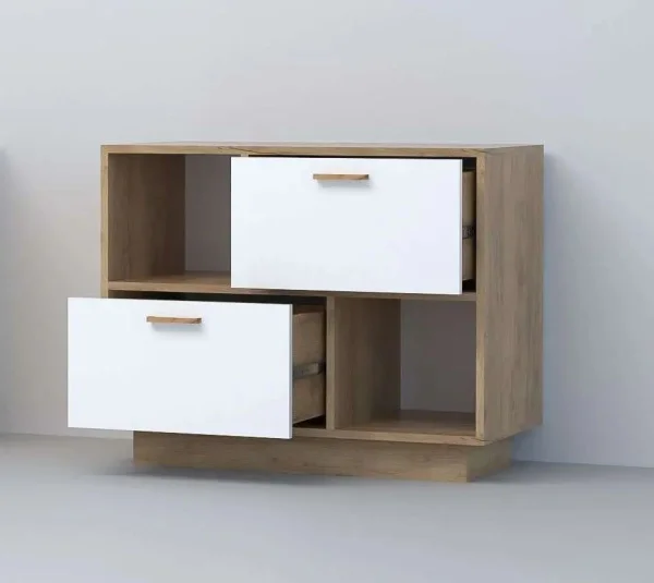 Тумба Эго Т-1 (ПД) дуб крафт золотой/белый глянец Тумба Эго Т-1 (ПД) дуб крафт золотой/белый глянец