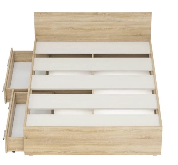 Кровать Стандарт с ящиками дуб сонома