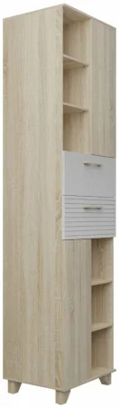 Пенал Копенгаген дуб сонома/белый матовый