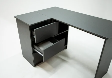 Стол компьютерный угловой Охта Лайт 16.2 графит