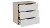 Комод тип 3 Дуб сомона/белый