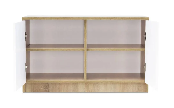 Антресоль-тумба универсальная Челси дуб сонома/белый глянец Антресоль-тумба универсальная Челси дуб сонома/белый глянец