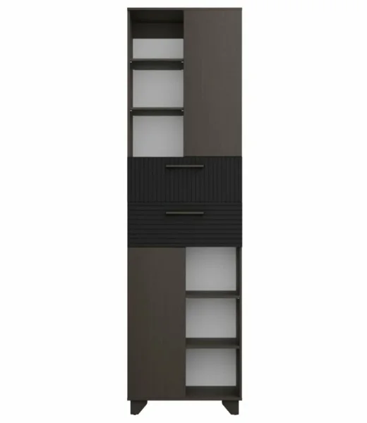 Пенал Копенгаген венге/черный матовый